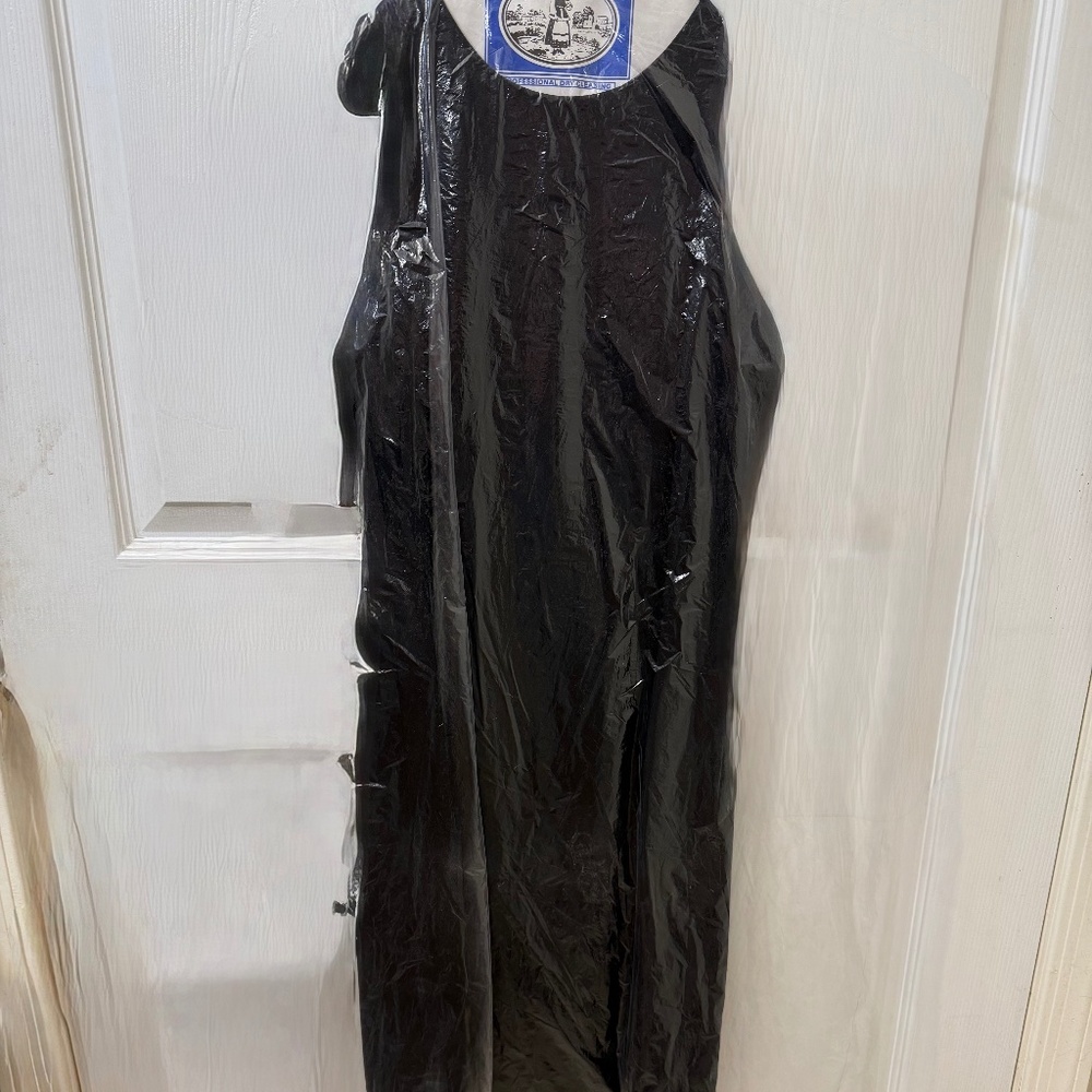 Ann Taylor black mini tank dress size 8